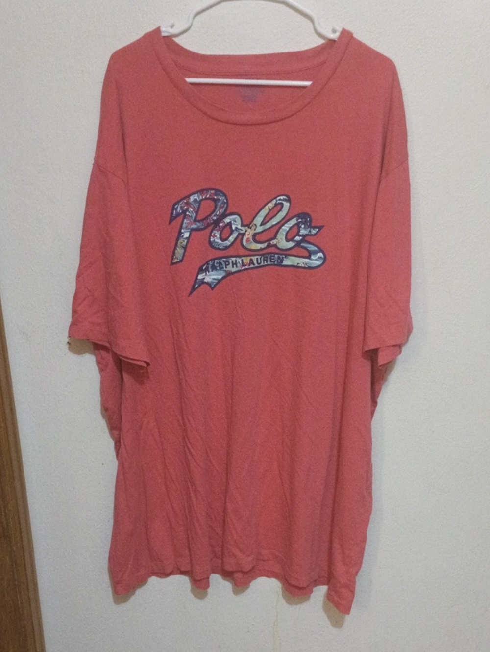 Polo by Ralph Lauren Coral Hawaiian Graphic Short Sleeve Tee